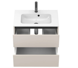 Тумба Miraggio Natura с раковиной Della 700 ДСП кашемир 8814808