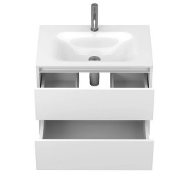 Тумба Miraggio Natura із раковиною Jessel 700 МДФ/ДСП білий мат 8814833