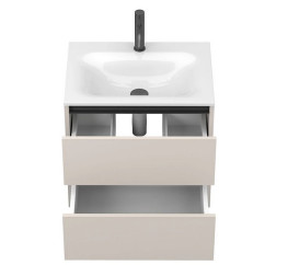 Тумба Miraggio Natura с раковиной Jessel 600 ДСП кашемир 8814835