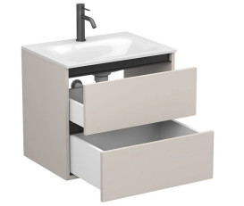 Тумба Miraggio Natura с раковиной Jessel 600 ДСП кашемир 8814835