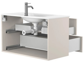 Тумба Miraggio Natura з раковиною Jessel 900 ДСП кашемір 8814812