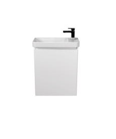 Тумба Мойдодыр Catania 55-U с раковиной Dana ДСП/МДФ белый глянец 00-0009274