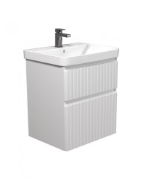 Тумба Мийдодир Fluffy 60-U з раковиною Vivace ДСП/МДФ білий мат 00-0008608