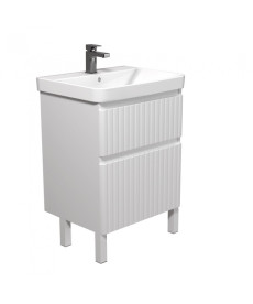 Тумба Мийдодир Fluffy 60-U з раковиною Vivace ДСП/МДФ білий мат 00-0008608