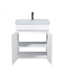 Тумба Мийдодир Windy 60-U з раковиною Sempre ДСП білий глянець 00-0008133