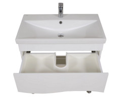 Тумба напольная Аквародос Альфа 100 см с раковиной Elite ДСП/МДФ белый АР000040166