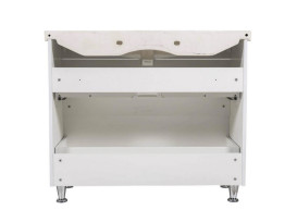 Тумба напольная Аквародос Альфа 100 см с раковиной Frame ДСП/МДФ белый АР000040175