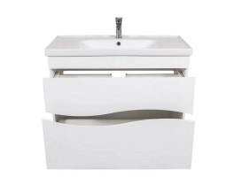 Тумба напольная Аквародос Альфа 100 см с раковиной Frame ДСП/МДФ белый АР000040175