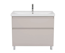 Тумба напольная Аквародос Элит 100 см с раковиной Elite ДСП/МДФ мокко АР000049099