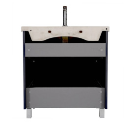 Тумба для підлоги Аквародос Еліт 70 см з раковиною Elite ДСП/МДФ графіт глянець АР000049084