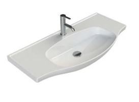 Тумба напольная Аквародос Классик 2019 100 см с раковиной Lila ДСП/МДФ белый АР000080962