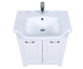 Тумба для підлоги Аквародос Класик 2019 65 см з раковиною New Klasik ДСП/МДФ білий АР000040322