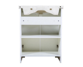 Тумба для підлоги Аквародос Класик 2019 65 см з раковиною New Klasik ДСП/МДФ білий АР000040322