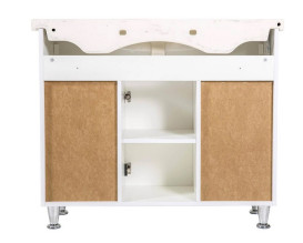 Тумба для підлоги Аквародос Родорс 100 см з раковиною Lila ДСП/МДФ білий АР000080960