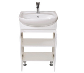 Тумба напольная Аквародос Родорс 50 см с раковиной Нова ДСП/МДФ белый АР000040359