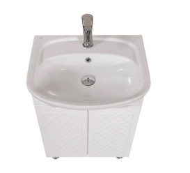 Тумба напольная Аквародос Родорс 50 см с раковиной Нова ДСП/МДФ белый АР000040359