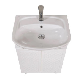 Тумба напольная Аквародос Родорс 55 см с раковиной Нова ДСП/МДФ белый АР000040360