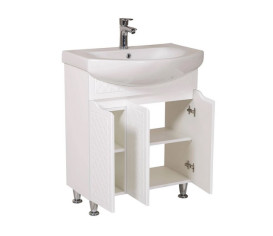 Тумба напольная Аквародос Родорс 70 см с раковиной Руна ДСП/МДФ белый АР000040362