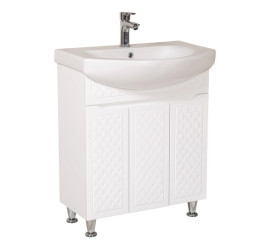 Тумба напольная Аквародос Родорс 70 см с раковиной Руна ДСП/МДФ белый АР000040362