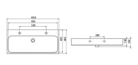 Тумба напольная Аквародос Венеция 100 см с раковиной Пинто ДСП/МДФ белый АР000040221