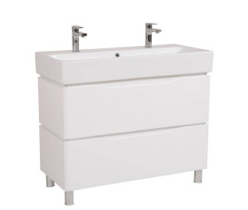 Тумба напольная Аквародос Венеция 100 см с раковиной Пинто ДСП/МДФ белый АР000040221