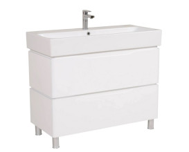 Тумба напольная Аквародос Венеция 100 см с раковиной Пинто ДСП/МДФ белый АР000040220