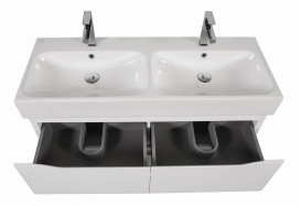 Тумба напольная Аквародос Венеция 120 см с раковиной Пинто ДСП/МДФ белый АР000042932