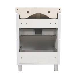 Тумба напольная Аквародос Венеция 60 см с раковиной City ДСП/МДФ белый АР000040218