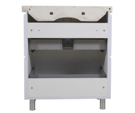 Тумба напольная Аквародос Венеция 80 см с раковиной Arya ДСП/МДФ белый АР000045238