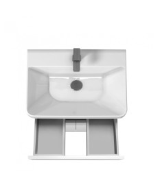 Тумба напольная Мойдодыр City White 60 с раковиной Vivace ДСП белый глянец 00-0008657