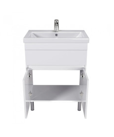 Тумба напольная Мойдодыр City White 70 с раковиной Cosmopolitan ДСП белый глянец 00-0008074