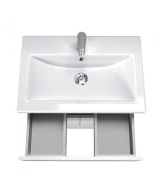 Тумба напольная Мойдодыр City White 70 с раковиной Cosmopolitan ДСП белый глянец 00-0008074