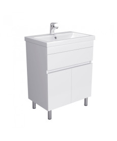 Тумба напольная Мойдодыр City White 70 с раковиной Cosmopolitan ДСП белый глянец 00-0008074