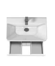 Тумба напольная Мойдодыр City White 70 с раковиной Vivace ДСП белый глянец 00-0008752