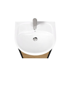 Тумба напольная Мойдодыр Dakota Craft 50 с раковиной Solo ДСП дуб крафт 00-0008565