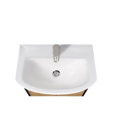 Тумба напольная Мойдодыр Dakota Craft 60 с раковиной Proxy ДСП дуб крафт 00-0008566