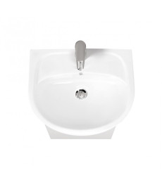 Тумба підлогова Мийдодир Фокус 50 см з раковиною Solo ДСП/МДФ білий глянець 00-00004131