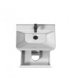 Тумба напольная Мойдодыр MoonShine 60 с раковиной Vivace ДСП белый глянец 00-0008658