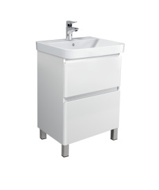 Тумба Мийдодир Палермо 50-U з раковиною Vivace ДСП/МДФ білий глянець 00-0009154