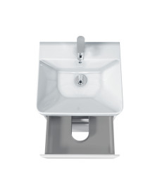 Тумба Мийдодир Палермо 50-U з раковиною Vivace ДСП/МДФ білий глянець 00-0009154