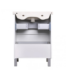 Тумба Мийдодир Палермо 50-U з раковиною Vivace ДСП/МДФ білий глянець 00-0009154