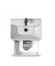 Тумба Мойдодыр Палермо 60-U с раковиной Vivace ДСП/МДФ белый глянец 00-0009153