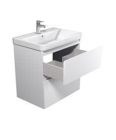 Тумба Мойдодыр Палермо 70-U с раковиной Vivace ДСП/МДФ белый глянец 00-0009155