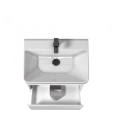 Тумба напольная Мойдодыр Prime 60 с раковиной Vivace ДСП/МДФ белый глянец 00-0008655