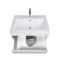 Тумба напольная Мойдодыр Prime 70 с раковиной Cosmo ДСП/МДФ белый глянец 00-0008147