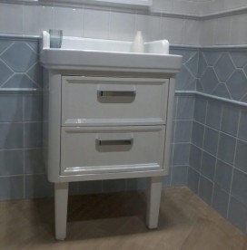 Тумба напольная под раковину Kerama Marazzi Pompei 60 см МДФ белый PO.60.2\WHT