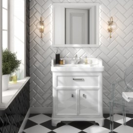 Тумба для підлоги під раковину Kerama Marazzi Pompei 80 см МДФ білий PO.80.1\WHT