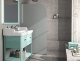 Тумба напольная под раковину Kerama Marazzi Provence 80 см массив дерева зеленый PR.80\GR