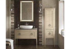 Тумба для підлоги під раковину Kerama Marazzi Plaza Classic 120 см масив дерева капучино PL.C.120.1+1\CAP
