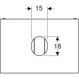 Тумба под накладную раковину Geberit VariForm 75х51 см ДСП дуб 501.163.00.1